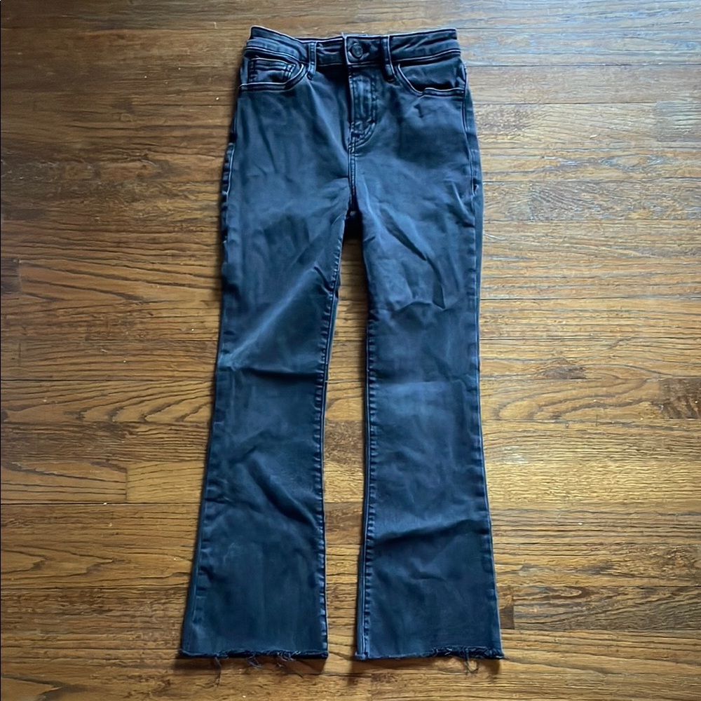 Frame Black Le Crop Mini Boot Jeans